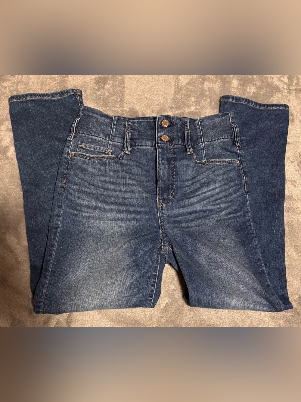 White House Black Market Women's Slim Jeans in Medium Blue